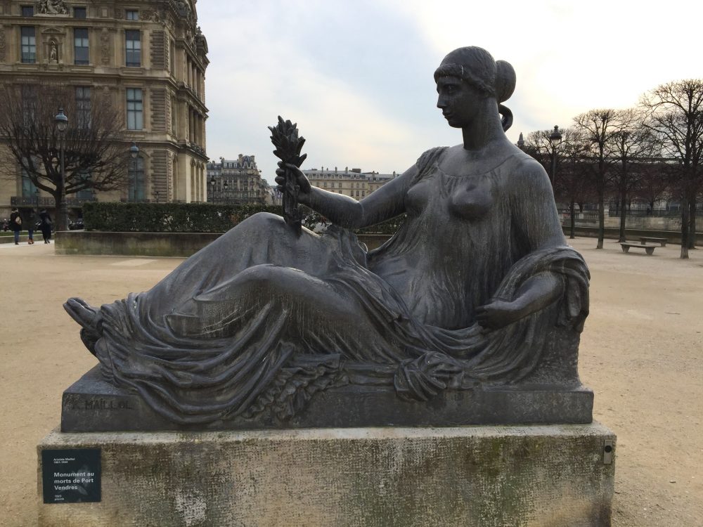 Le Jardin des Tuileries Maillol Sculpture Nature